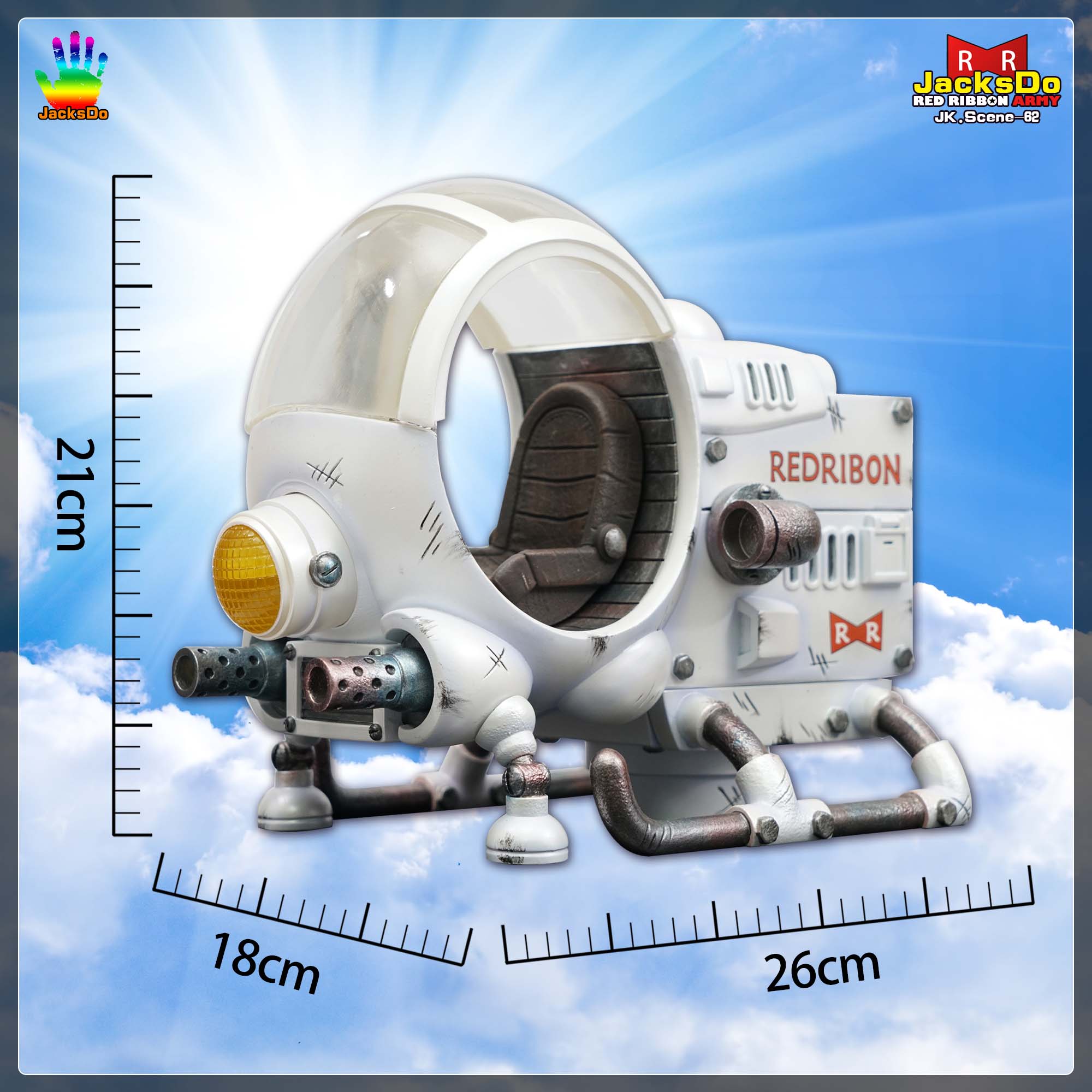 197059257 2563407203966903 3593219102241357338 n JacksDo - DBZ - Red Ribbon Army Jet-copter GK (Color Options: A, B, C) [LIMITED EDITION]