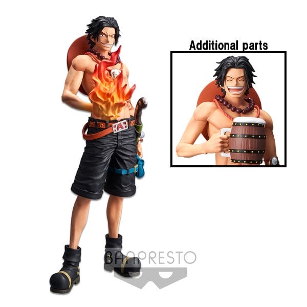 49831641787531 Banpresto - ONE PIECE GRANDISTA NERO PORTGAS.D.ACE