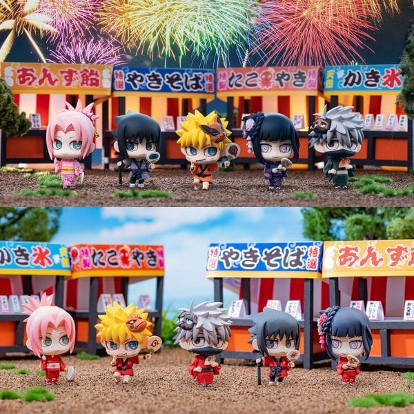 eee½eset10AnoNaiaiag1 1 Megahouse - Petit Chara Land NARUTO 10th Anniversary Ver. (WITH GIFT) [Set of 10]