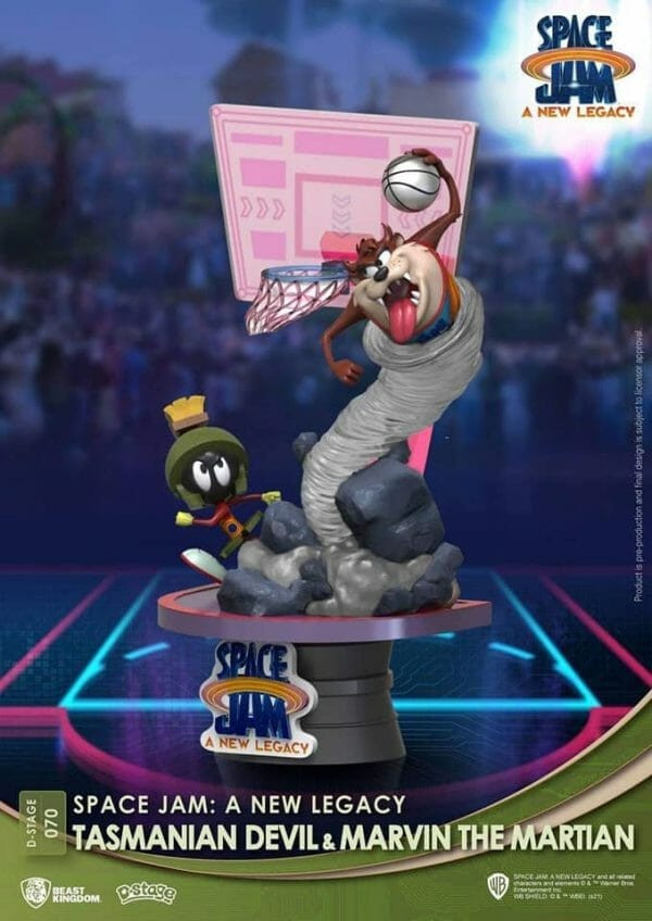 232444451 385660972923983 5665586787668935280 n Beast Kingdom: Diorama Stage-070-Space Jam - A New LegacyTasmanian Devil & Marvin The Martian