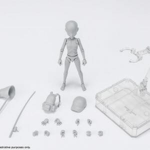 Bandai - S.H.Figuarts BODY KUN - KEN SUGIMORI - Edition DX SET (Gray Color Ver.)