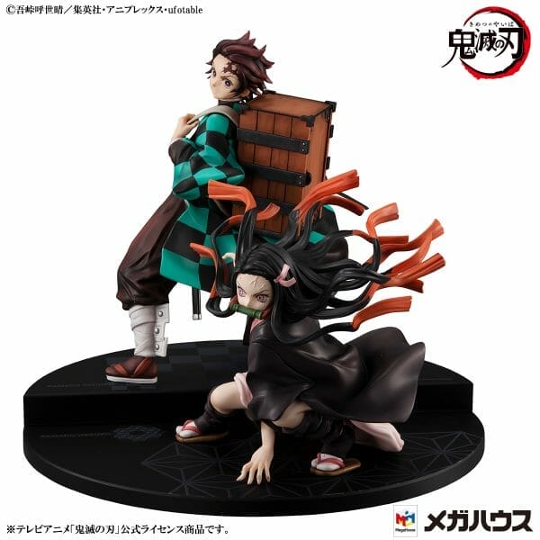 MEGAHOUSE - Precious G.E.M. series Demon Slayer: Kimetsu no Yaiba - Nezuko and Tanjiro Kamado [Exclusive]