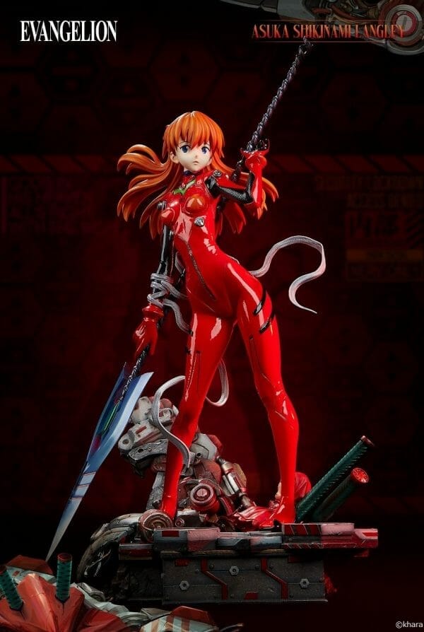 SB29061 2 STAR SPACE - EVANGELION WonderStatue Shikinami Asuka Langley 1/4 Scale Figure