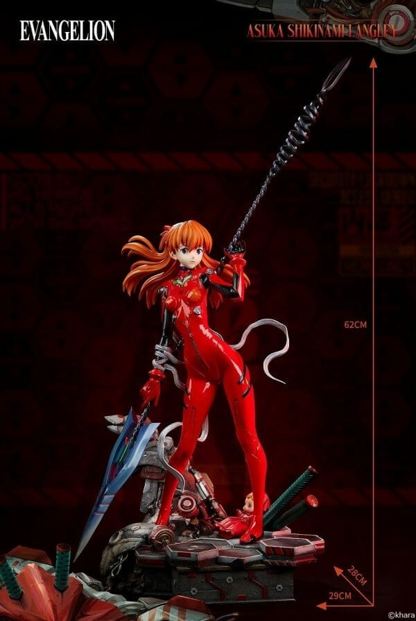 SB29061 9 STAR SPACE - EVANGELION WonderStatue Shikinami Asuka Langley 1/4 Scale Figure