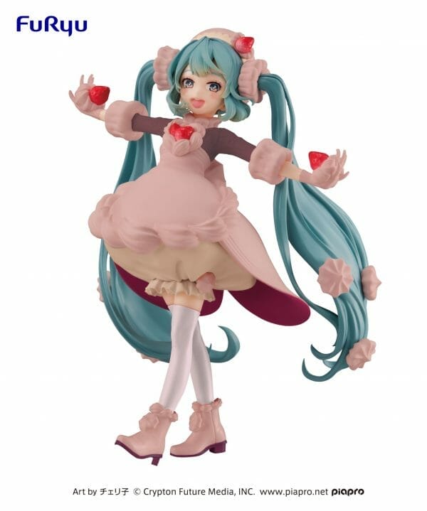 Furyu - SweetSweets Series Figure - Hatsune Miku Strawberry Chocolate Short ver.