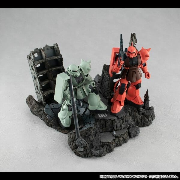 GS02 02 Megahouse - Realistic Model Series Mobile Suit Gundam G Structure GS02 Ruins at New Yark (For 1／144 HG series)