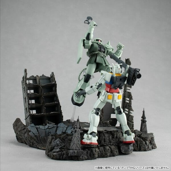 GS02 08 Megahouse - Realistic Model Series Mobile Suit Gundam G Structure GS02 Ruins at New Yark (For 1／144 HG series)