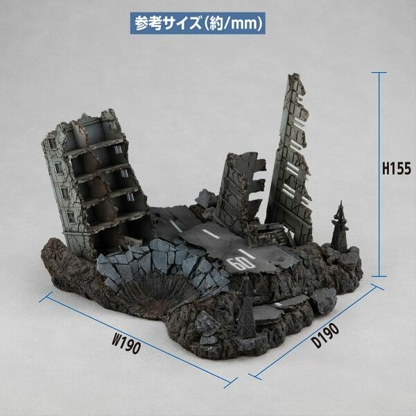 Megahouse - Realistic Model Series Mobile Suit Gundam G Structure GS02 Ruins at New Yark (For 1／144 HG series)