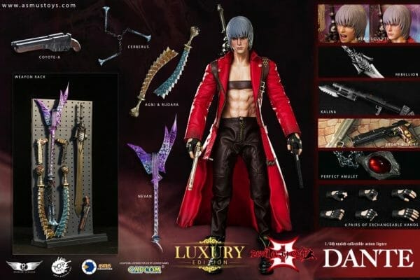 Asmus Toys - Devil Hunter/Devil May Cry DMC3 Dante Deluxe Edition 1/6 Scale