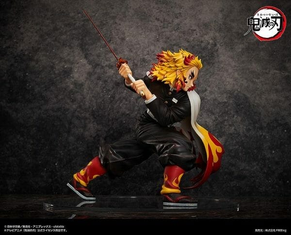 F51065 6 FREEing - Demon Slayer: Kimetsu no Yaiba - Kyojuro Rengoku Complete Edion Demon Slayer Kimetsu no Yaiba 1/4 Scale Figure