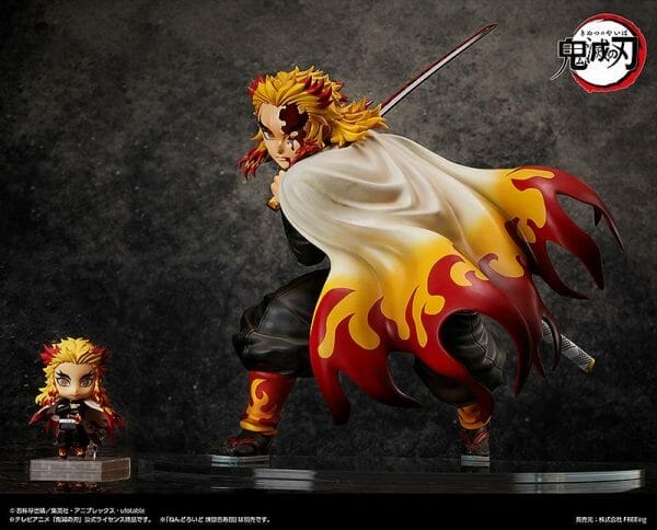 F51065 9 FREEing - Demon Slayer: Kimetsu no Yaiba - Kyojuro Rengoku Complete Edion Demon Slayer Kimetsu no Yaiba 1/4 Scale Figure