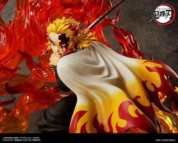 F51072 10 FREEing - Demon Slayer: Kimetsu no Yaiba - Kyojuro Rengoku Complete Edion Demon Slayer Kimetsu no Yaiba 1/4 Scale Figure [COMPLETE EDITION]