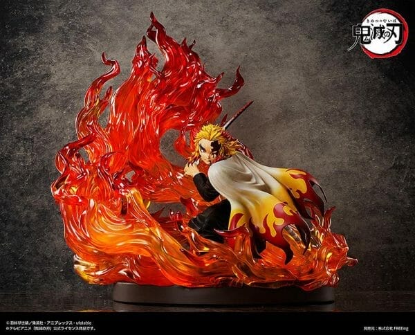 F51072 8 FREEing - Demon Slayer: Kimetsu no Yaiba - Kyojuro Rengoku Complete Edion Demon Slayer Kimetsu no Yaiba 1/4 Scale Figure [COMPLETE EDITION]