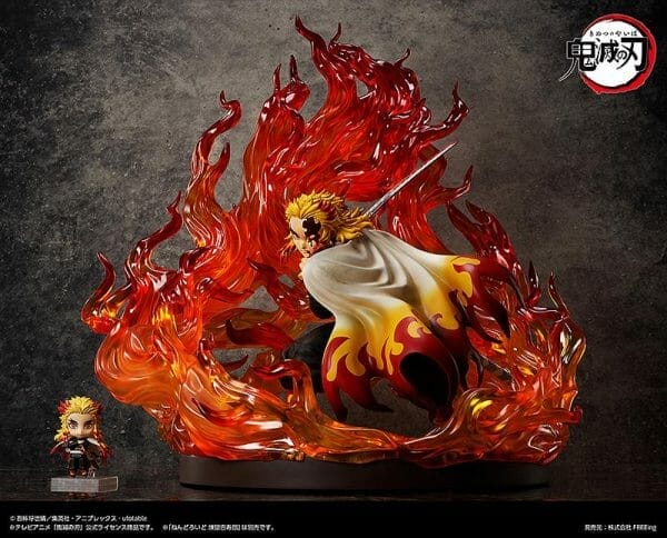 F51072 9 FREEing - Demon Slayer: Kimetsu no Yaiba - Kyojuro Rengoku Complete Edion Demon Slayer Kimetsu no Yaiba 1/4 Scale Figure [COMPLETE EDITION]