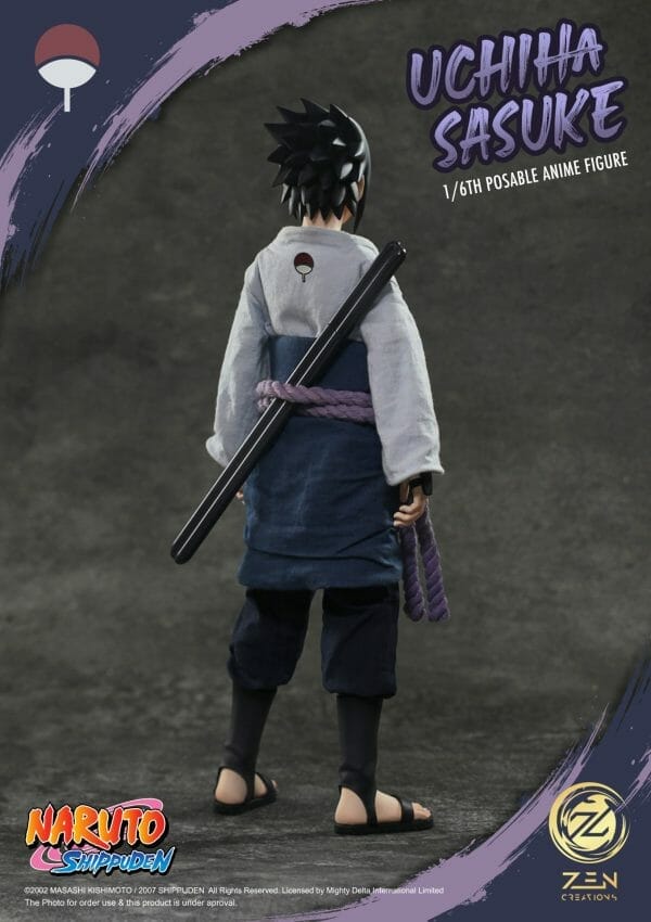 02 Zen Creations - Posable Anime Figure Limited Edition: Sasuke Uchiha 1/6 Scale