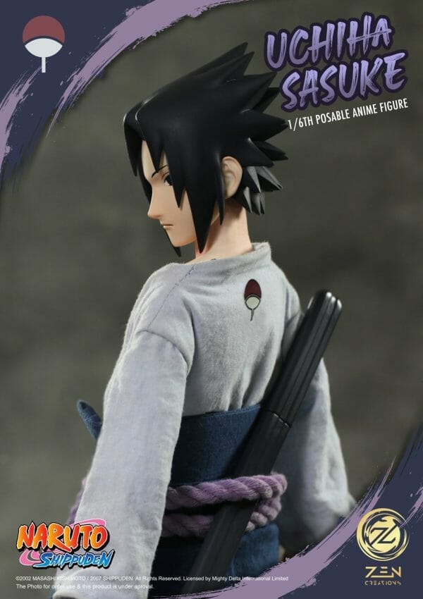 03 Zen Creations - Posable Anime Figure Limited Edition: Sasuke Uchiha 1/6 Scale