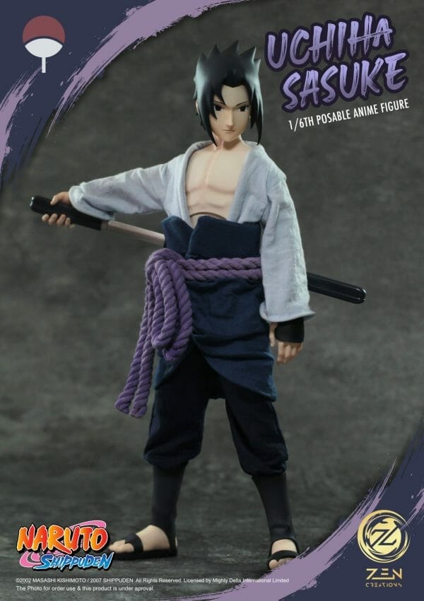 04 Zen Creations - Posable Anime Figure Limited Edition: Sasuke Uchiha 1/6 Scale