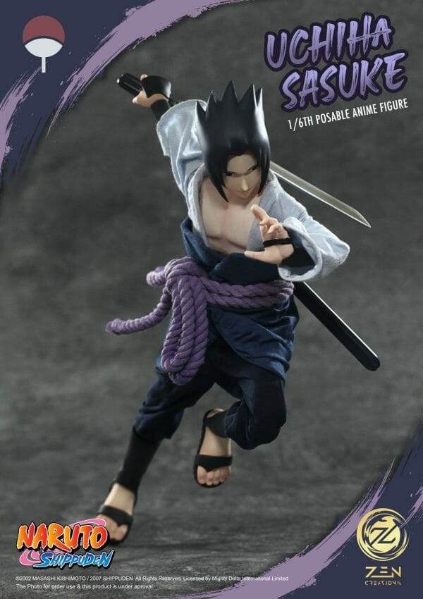 05 Zen Creations - Posable Anime Figure Limited Edition: Sasuke Uchiha 1/6 Scale