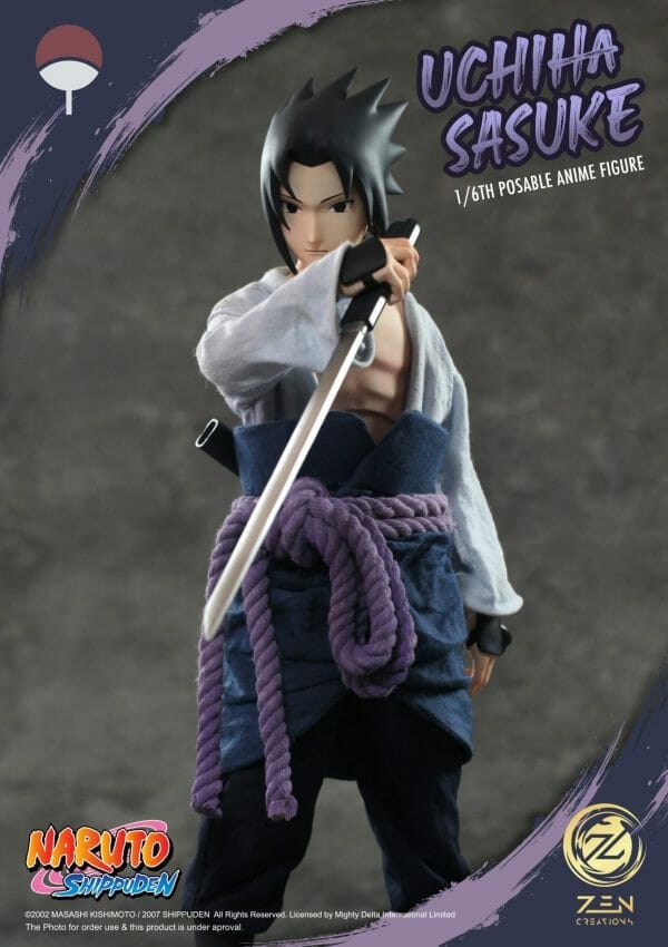 06 Zen Creations - Posable Anime Figure Limited Edition: Sasuke Uchiha 1/6 Scale