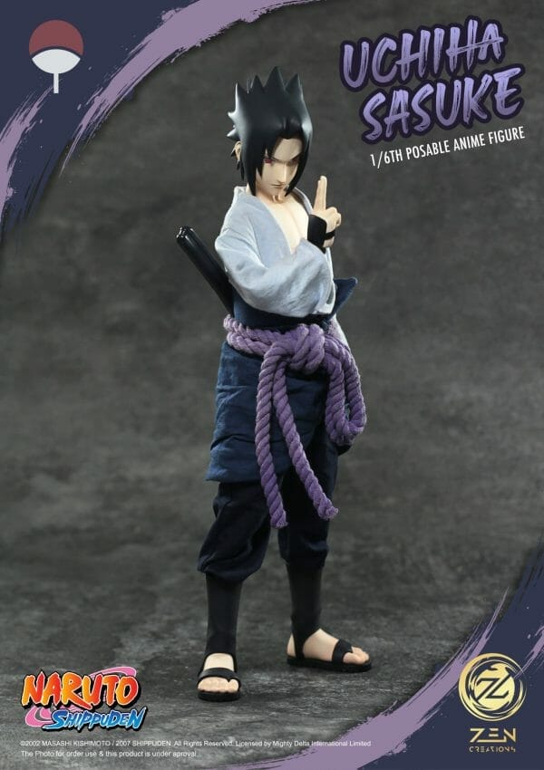 08 Zen Creations - Posable Anime Figure Limited Edition: Sasuke Uchiha 1/6 Scale