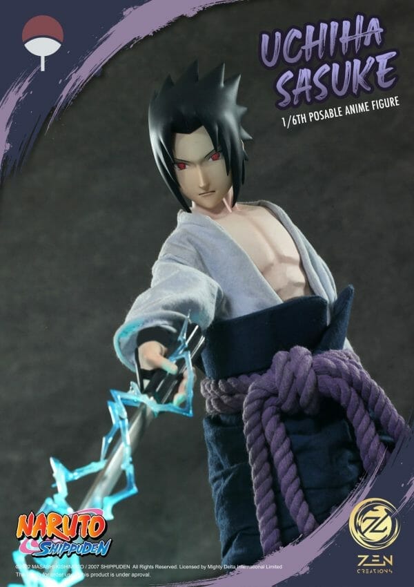 11 Zen Creations - Posable Anime Figure Limited Edition: Sasuke Uchiha 1/6 Scale