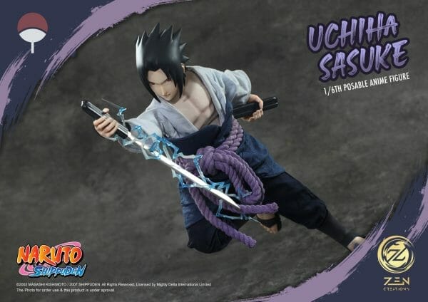 12 Zen Creations - Posable Anime Figure Limited Edition: Sasuke Uchiha 1/6 Scale