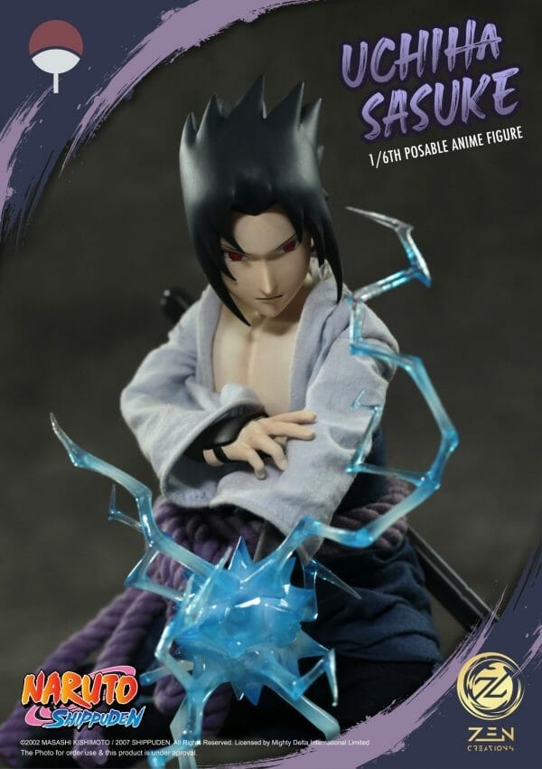 13 Zen Creations - Posable Anime Figure Limited Edition: Sasuke Uchiha 1/6 Scale