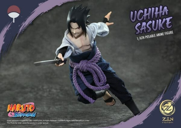 16 Zen Creations - Posable Anime Figure Limited Edition: Sasuke Uchiha 1/6 Scale