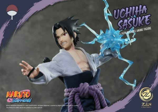 17 Zen Creations - Posable Anime Figure Limited Edition: Sasuke Uchiha 1/6 Scale