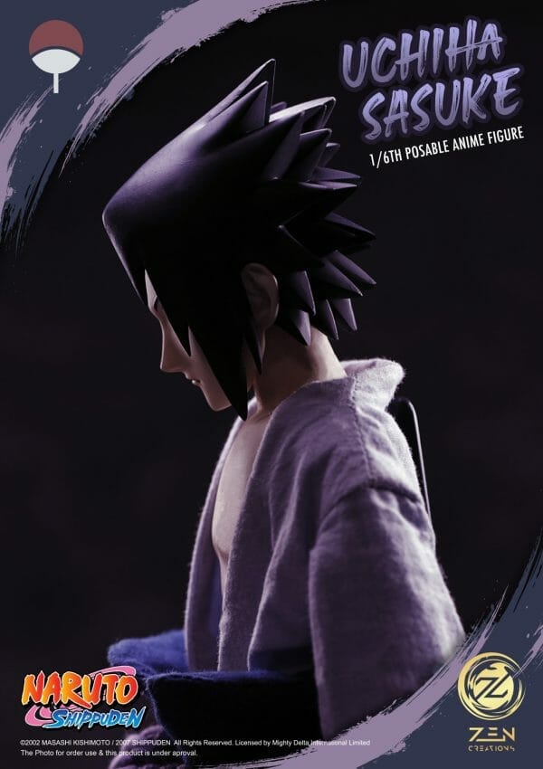 20 Zen Creations - Posable Anime Figure Limited Edition: Sasuke Uchiha 1/6 Scale