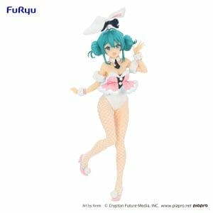 Furyu - BiCute Bunnies Figure - Hatsune Miku White Rabbit Baby Pink ver.