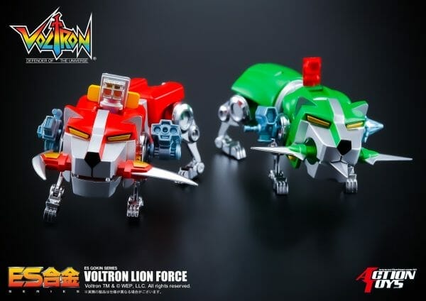 ES Voltron LION Force PHOTO 7 ES Gokin Voltron Lion