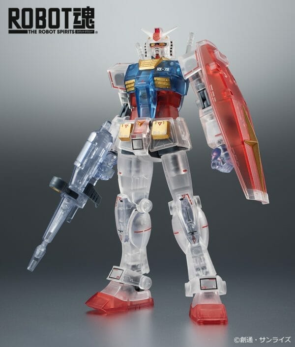 Bandai - ROBOT SPIRITS RX-78-2 Gundam ver. A.N.I.M.E.~Clear Color~