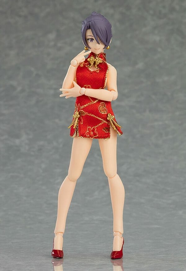 Max Factory - Figma Styles Female Body (Mika) with Mini Skirt Chinese Dress Outfit