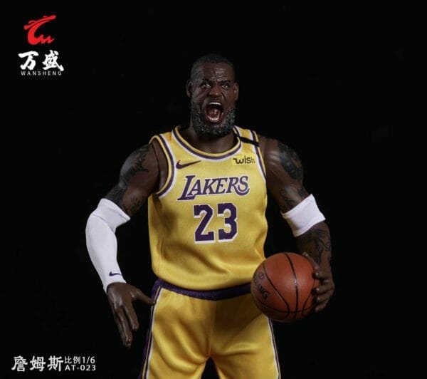 308404810 535050801954167 1490661634802642291 n WS AT-023 NBA James Single Head Version Yellow Jersey 1/6 Scale