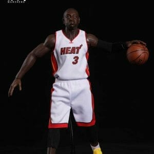 WS AT-003W NBA Wade Double Head Version White Jersey 1/6 Scale