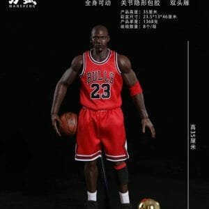 WS AT-23R NBA Jordan Double Head Version Red Jersey 1/6 Scale