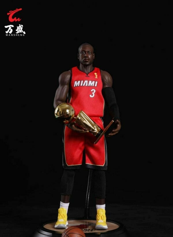 308619757 535055995286981 2070282628435460818 n WS AT-003R NBA Wade Double Head Version Red Jersey 1/6 Scale