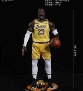 WS AT-023 NBA James Single Head Version Yellow Jersey 1/6 Scale