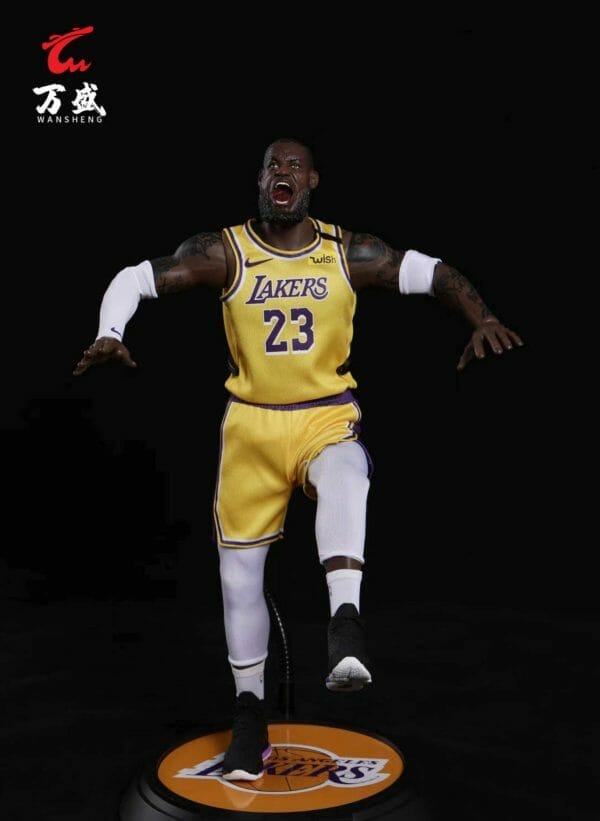 308684215 535050831954164 7465762577331945065 n WS AT-023 NBA James Single Head Version Yellow Jersey 1/6 Scale