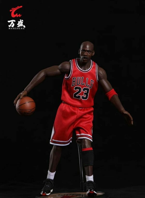 308731096 535054178620496 2075599879078047991 n WS AT-23R NBA Jordan Double Head Version Red Jersey 1/6 Scale