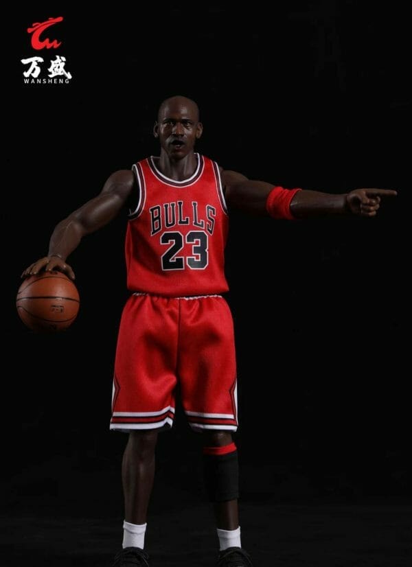 308756395 535053971953850 5871827058354141104 n WS AT-23R NBA Jordan Double Head Version Red Jersey 1/6 Scale