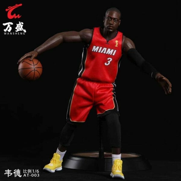 308764851 535055911953656 2310530748998130272 n WS AT-003R NBA Wade Double Head Version Red Jersey 1/6 Scale