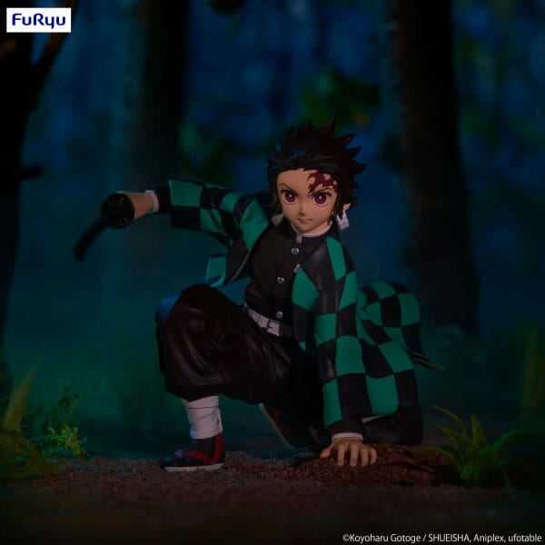 AMU SHP0747 02 FURYU - Demon Slayer: Noodle Stopper Figure - Kamado Tanjiro