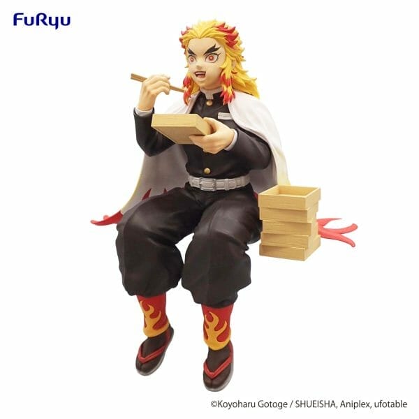 AMU SHP0782 02 FURYU - Demon Slayer: Noodle Stopper Figure - Rengoku Kyojuro