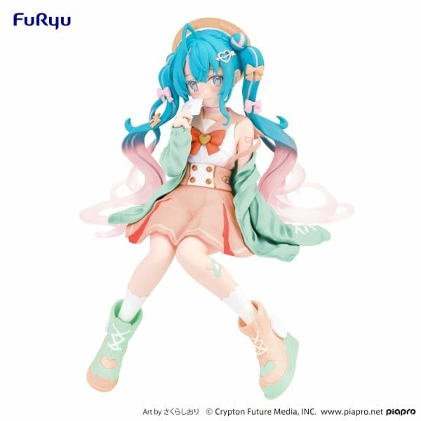 FURYU - Noodle Stopper Figure - Hatsune Miku Love Sailor Citrus cream ver.