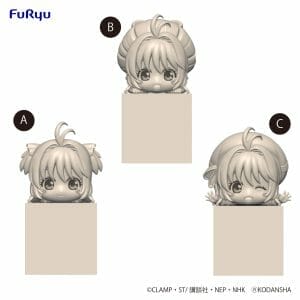 FURYU - Card Captor Sakura: Hikkake Figure - Sakura A Normal /B Smile /C Wink- SET OF 3