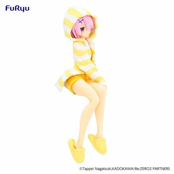 AMU SHP0999 08 FURYU - Re:ZERO -Starting Life in Another World Noodle Stopper Figure: Ram Room Wear Yellow Color ver.