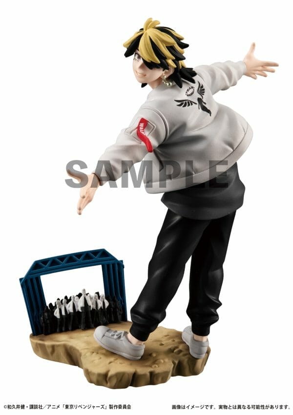 kazutora 01 Megahouse - Petitrama series Tokyo Revengers TOMAN HEROIC SCENES Vol.2 Set