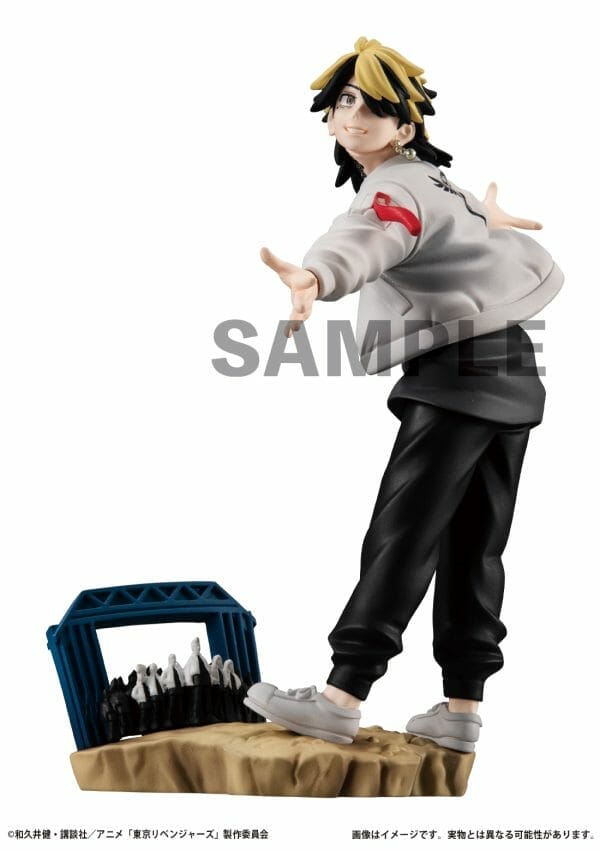 kazutora 02 Megahouse - Petitrama series Tokyo Revengers TOMAN HEROIC SCENES Vol.2 Set